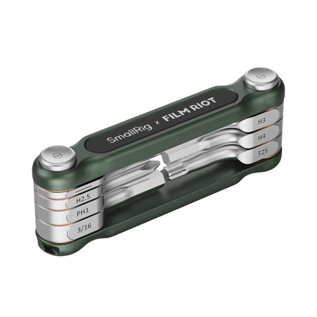 SmallRig x FILM RIOT 7-In-1 Folding Wrench Set, Green