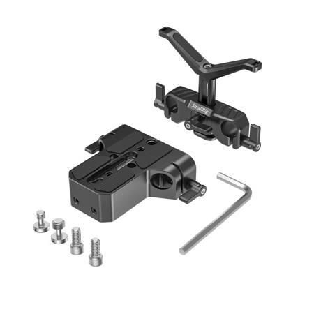 SmallRig Baseplate with Dual 15mm Rod Clamp and Universal Lens Support