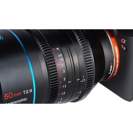 Sirui 50mm T2.9 1.6x Anamorphic Lens for Sony E