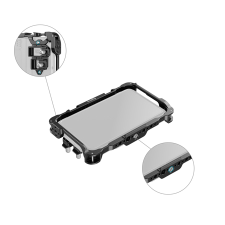SmallRig Cage Kit with Sunhood & Screen Protector for Atomos