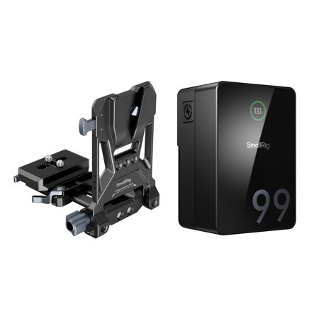 SmallRig VB99 Pro Mini Rechargeable V-Mount Battery with Foldable Battery Plate