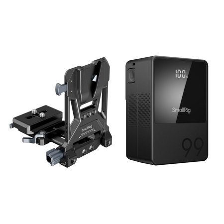 SmallRig VB99 Mini Rechargeable V-Mount Battery with Foldable Battery Plate