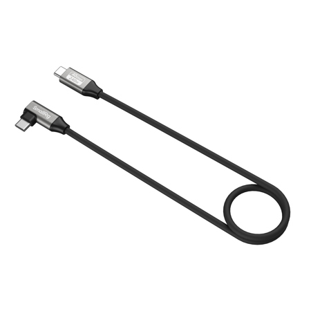 SmallRig 23.6" 240W USB-C to USB-C Right Angle Data Cable
