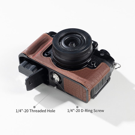 SmallRig Leather Case Kit for Nikon Z f Camera, Brown 5096