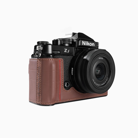SmallRig Leather Case Kit for Nikon Z f Camera, Brown 5096