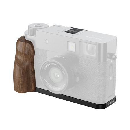 SmallRig L-Shape Mount Plate with Wooden Handle for Fujifilm X half, Black