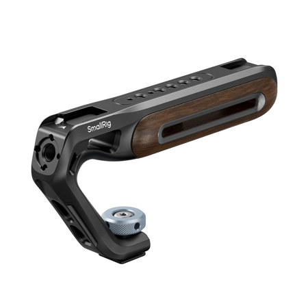 SmallRig Wooden Top Handle with Cold Shoe Mount