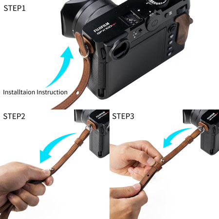 SmallRig Leather Half Camera Case for Fujifilm GFX100RF, Brown 5268