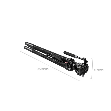 SmallRig x Potato Jet TRIBEX SE Aluminum Hydraulic Tripod with