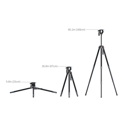 SmallRig x Potato Jet TRIBEX SE Aluminum Hydraulic Tripod with
