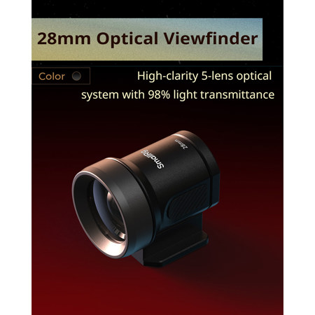 Viseur Optique Externe SmallRig 28 Mm 5387 - Pour Capteurs APS-C, Verre Haute Qualité, Transmission Lumineuse 98%
