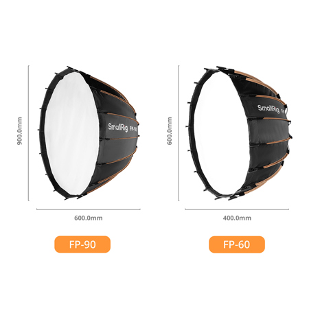 ラスト一点　SmallRig FP-90 90cm ソフトボックス ワンアクションで展開するSmallRigのパラ風ソフトボックス - デジカメ