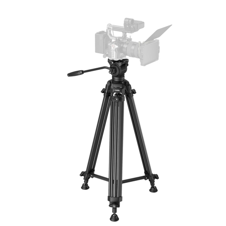 SmallRig AD14 3-Section Heavy-Duty Aluminum Tripod with Fluid Head