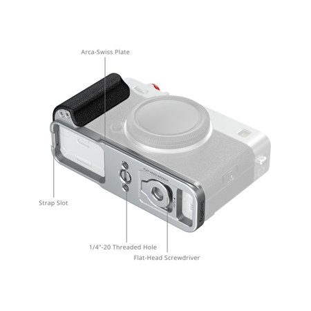 Fujifilm X-E4 SmallRing Handgriff + Fuji Daumenauflage (Neu (gemäss