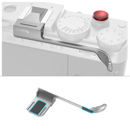 SmallRig Thumb Grip for Fujifilm X-E5 Camera, Silver 5451