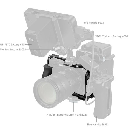 SmallRig Camera Cage Kit for Nikon ZR Camera, Black 5467 - Adorama