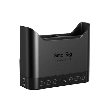 SmallRig Camera Battery Charger for Panasonic DMW-BLK22, Black
