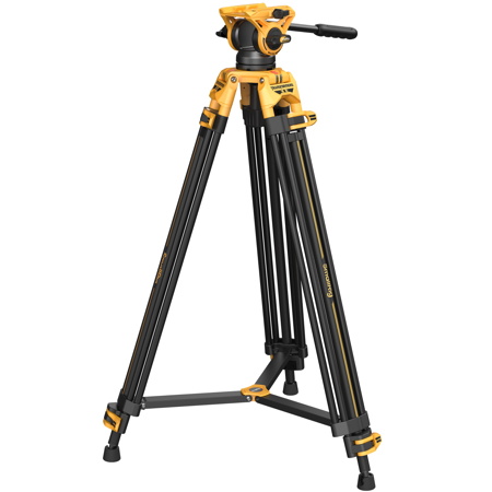 SmallRig AD-01 BumbleBee Edition 3-Sec Heavy-Duty Aluminum Tripod w/Fluid Head