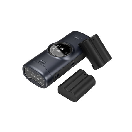 SmallRig 2x EN-EL15c 18.1Wh 7.2V 2520mAh Camera Battery with Dual Portable Charger, Black