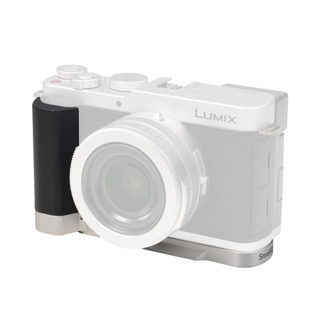 SmallRig L-Shaped Mount Plate w/Silicone Handle for LUMIX L10 Camera, Silver