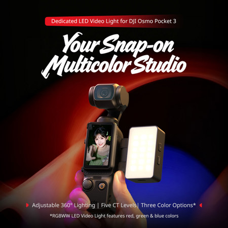 SmallRig RC220B (2700K-6500K) Bi-color Point-Source Video Light - Đèn