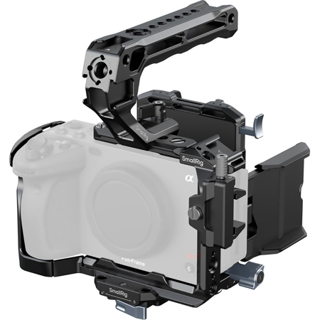 SmallRig Full Camera Cage Kit with Battery Plate and Top Handle for Sony FX3 and FX30 Cameras