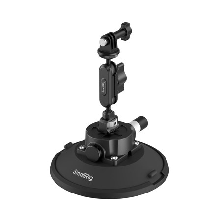 SmallRig 6" Suction Cup Mount for Action Cameras, Black