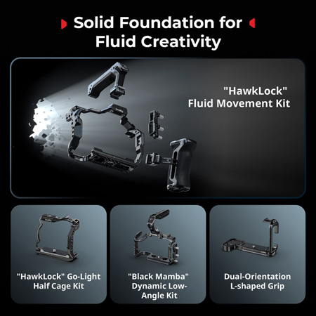 SmallRig HawkLock QR Half Camera Cage for EOS R6 Mark III/R6 Mark