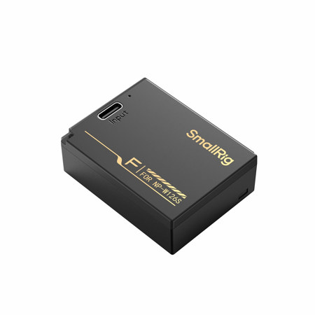 SmallRig NP-W126S 7.622Wh 7.4V 1050mAh USB-C Rechargeable Camera Battery, Black