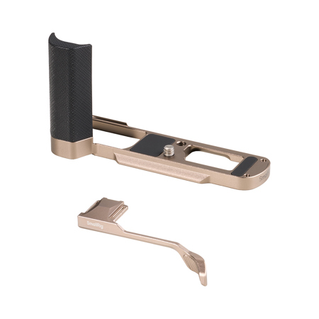 SmallRig L-Shaped Mount Plate w/Silicone Handle for LUMIX L10 Camera, Titanium