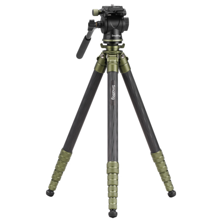 SmallRig 5-Section Carbon Fiber Ultra-Light Travel Tripod with Fluid Head