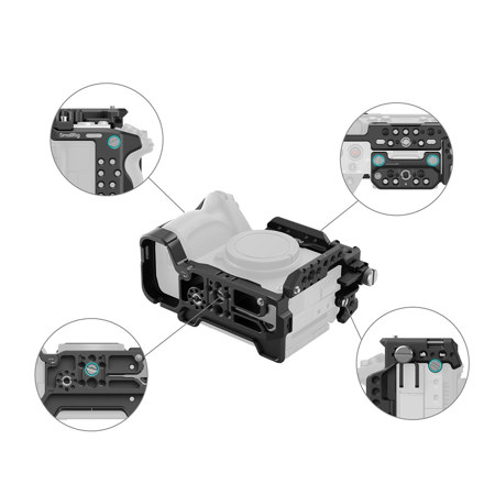 SmallRig Hawklock Advanced Edition Cage Kit for Sony FX5 Camera 6774