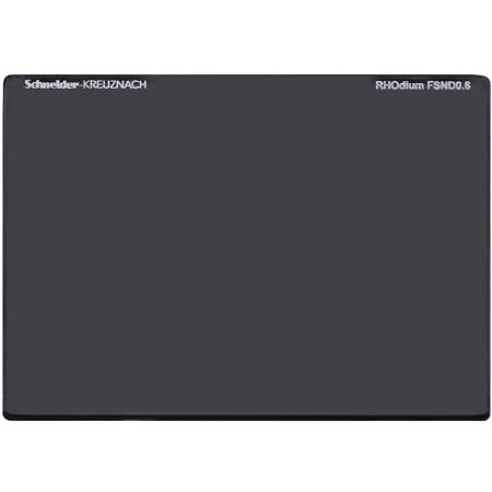Schneider 4x5.65" RHOdium Full Spectrum Neutral Density FSND 0.6 Filter, 2 Stop