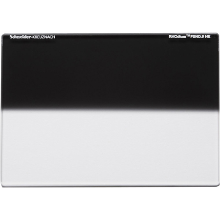 Schneider 4x5.65" RHOdium Full Spectrum ND Graduated Filter, 0.9 Hard Edge