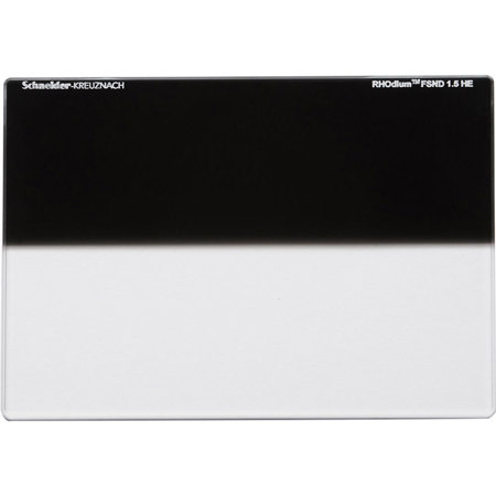 Schneider 4x5.65" RHOdium Full Spectrum ND Graduated Filter, 1.5 Hard Edge