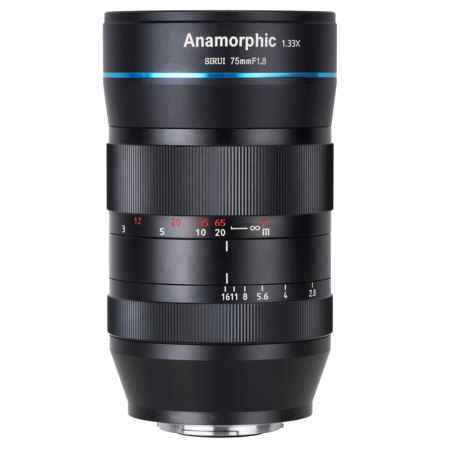 Sirui 75mm f/1.8 1.33x Anamorphic Lens for Sony E