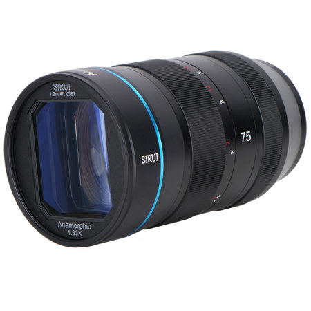 Sirui 75mm f/1.8 1.33x Anamorphic Lens for Canon EF-M SR75-EFM