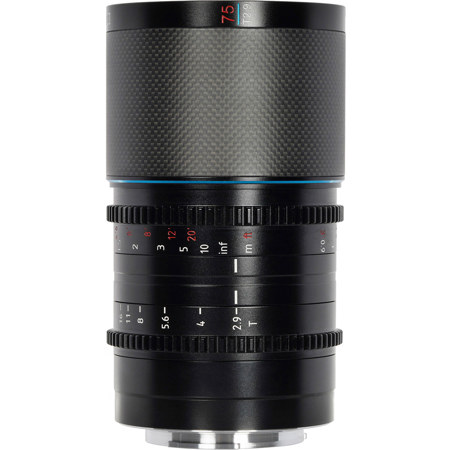 Sirui Saturn T2.9 1.6x Carbon Fiber Anamorphic Lens 75mm L Mount Neutral