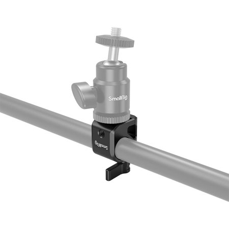 SmallRig 842B Single 15mm Rod Clamp with ARRI-Style Accessory & 1/4"-20 Threads