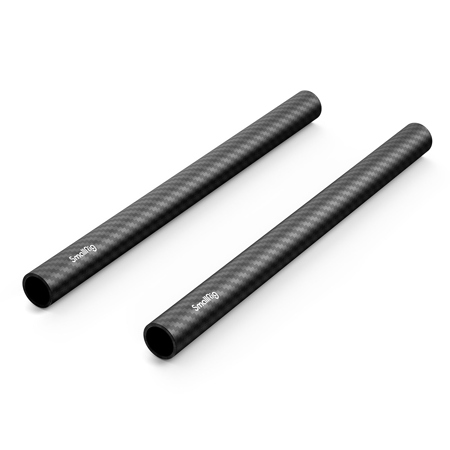 SmallRig 15mm Carbon Fiber Rod, 8", 2-Pack