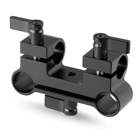 SmallRig Dual to Single 15mm Rod Clamp Adapter