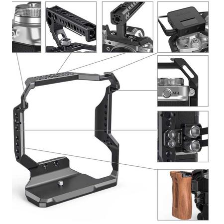 SmallRig Cage for FUJIFILM X-T4 with VG-XT4 Vertical Battery Grip