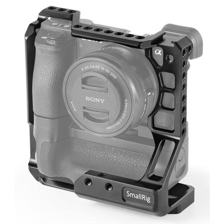 SmallRig Cage for Sony A6000/A6300/A6500 Camera and Meike Battery Gripy