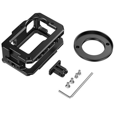 SmallRig Camera Cage with Microphone Adapter for DJI Osmo Action