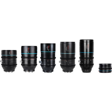 Sirui Venus 35mm, 50mm, 75mm, 100mm and 150mm T2.9 1.6x Lens Kit w/1.25x Adapter Sony E