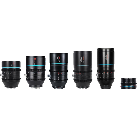 Sirui Venus 35mm, 50mm, 75mm, 100mm and 150mm T2.9 1.6x Lens Kit w/1.25x Adapter L Mount