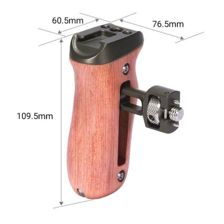 SmallRig Wood Side Handle with ARRI-Style Mount