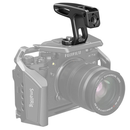 SmallRig HTS2756B Mini Top Handle with 1/4"-20 Screws for Lightweight Cameras