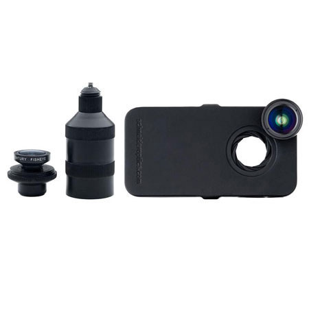 iPro Lens System with Fisheye and Wide Angle Lenses