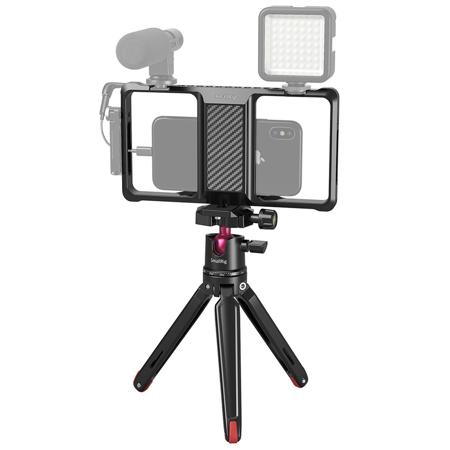 SmallRig Universal Mobile Phone Vlog Kit, Mobile Phone Cage,Tabletop Mini Tripod